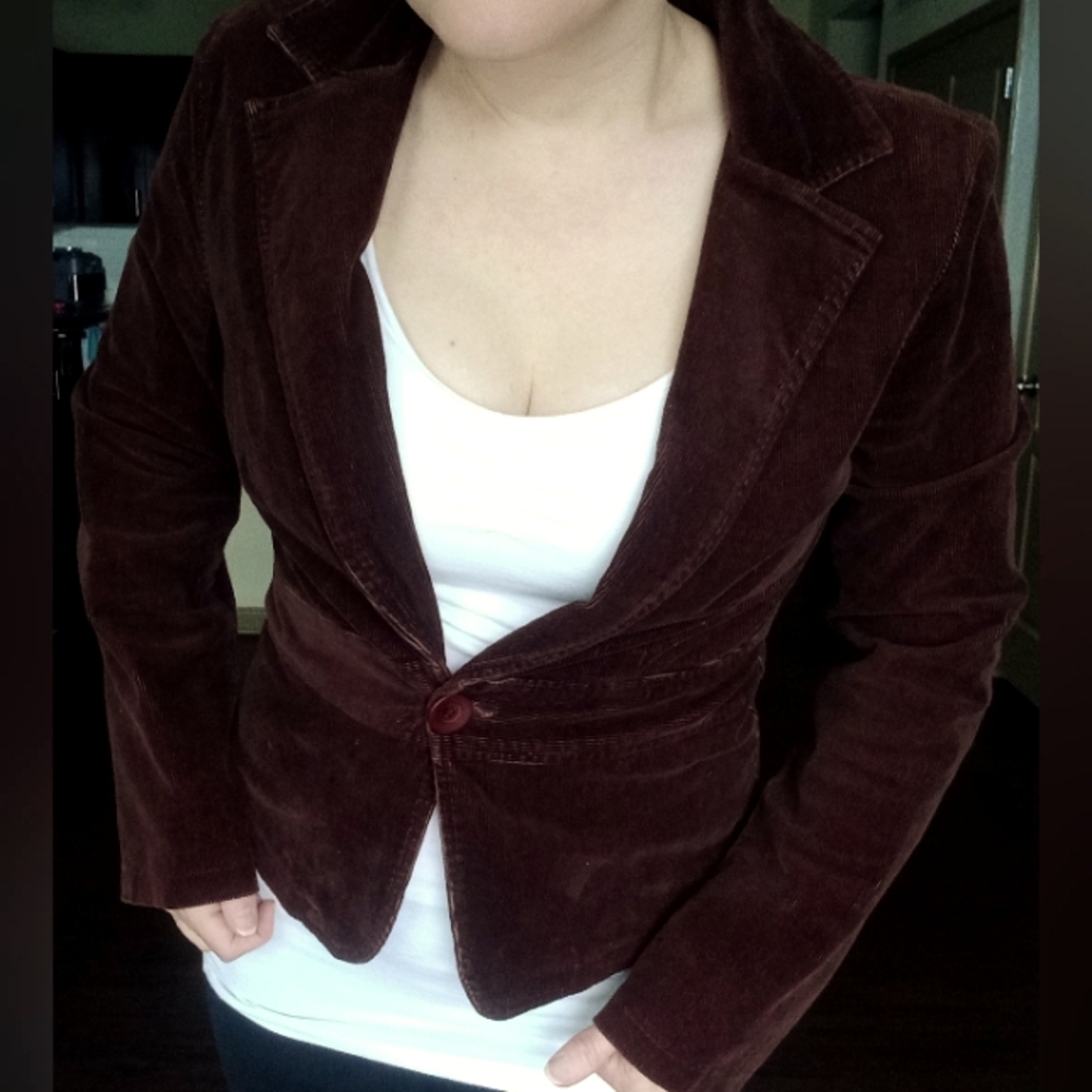 Brown Corduroy Blazer
